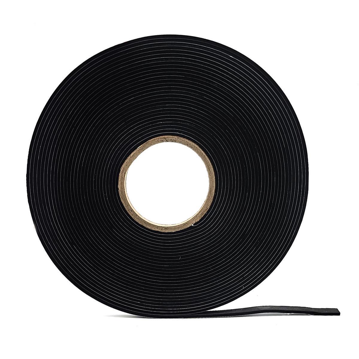 EPDM - Schaum. Schwarz 10 mm x 3 mm. Länge: 10 m