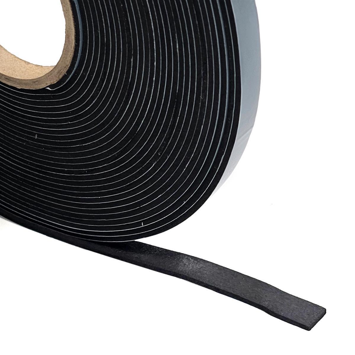 EPDM - Schaum. Schwarz 10 mm x 3 mm. Länge: 10 m